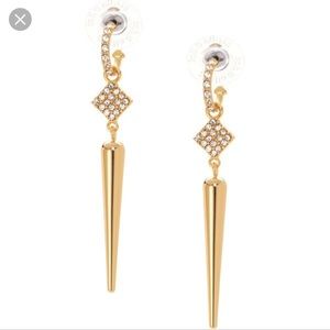 Bianca Gold Earrings with detachable piece